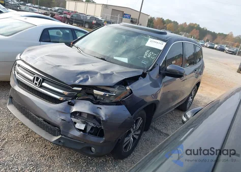 2017 Honda Pilot Ex-L из США, поврежденный, VIN 5FNYF5H54HB036821